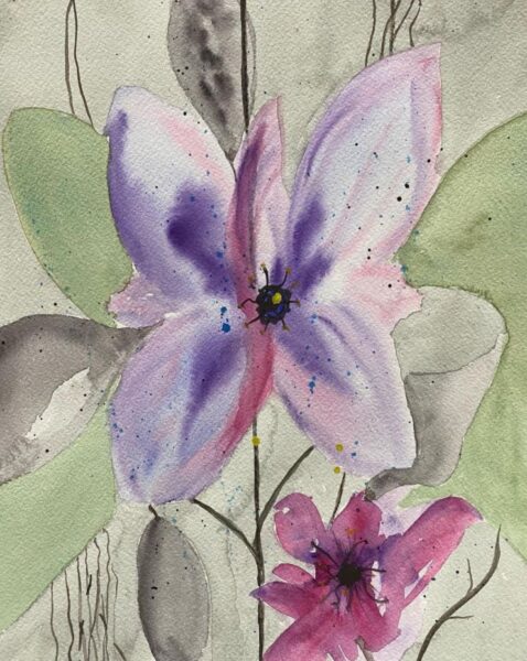 Abstrakt fantasiblomst