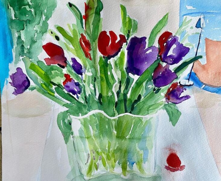 Tulipaner i Altovase