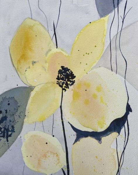 Abstrakt blomst version 2